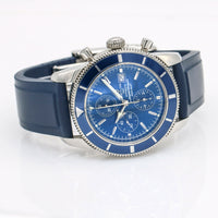 Breitling Superocean Heritage Blue Men's Rubber Strap Watch - A13320