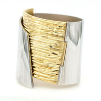 Louis Vuitton My Epi Wide Bangle Two Tone Cuff Bracelet
