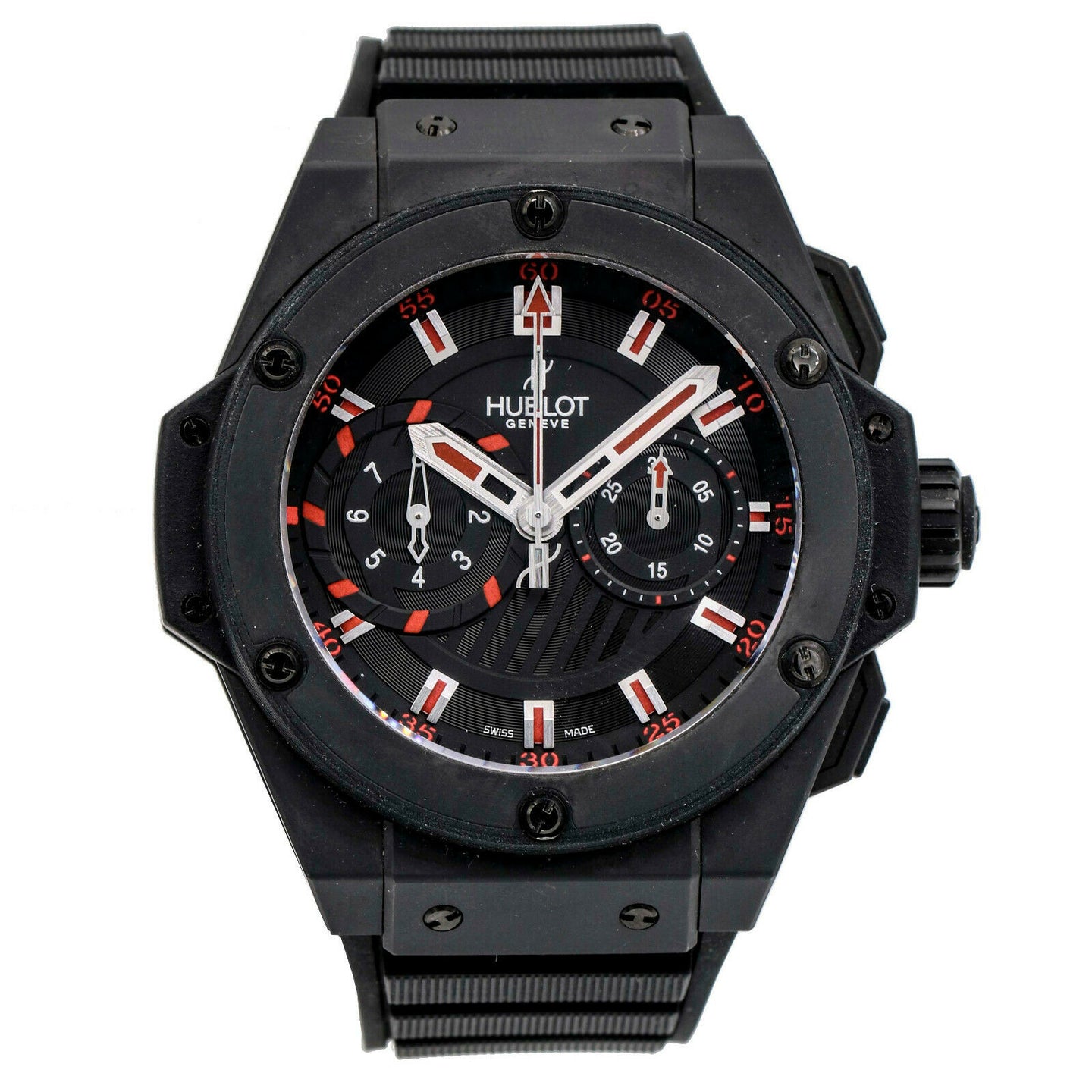 Hublot King Power Foudroyante Black Magic Black Ceramic Watch 715.CI.1123.RX
