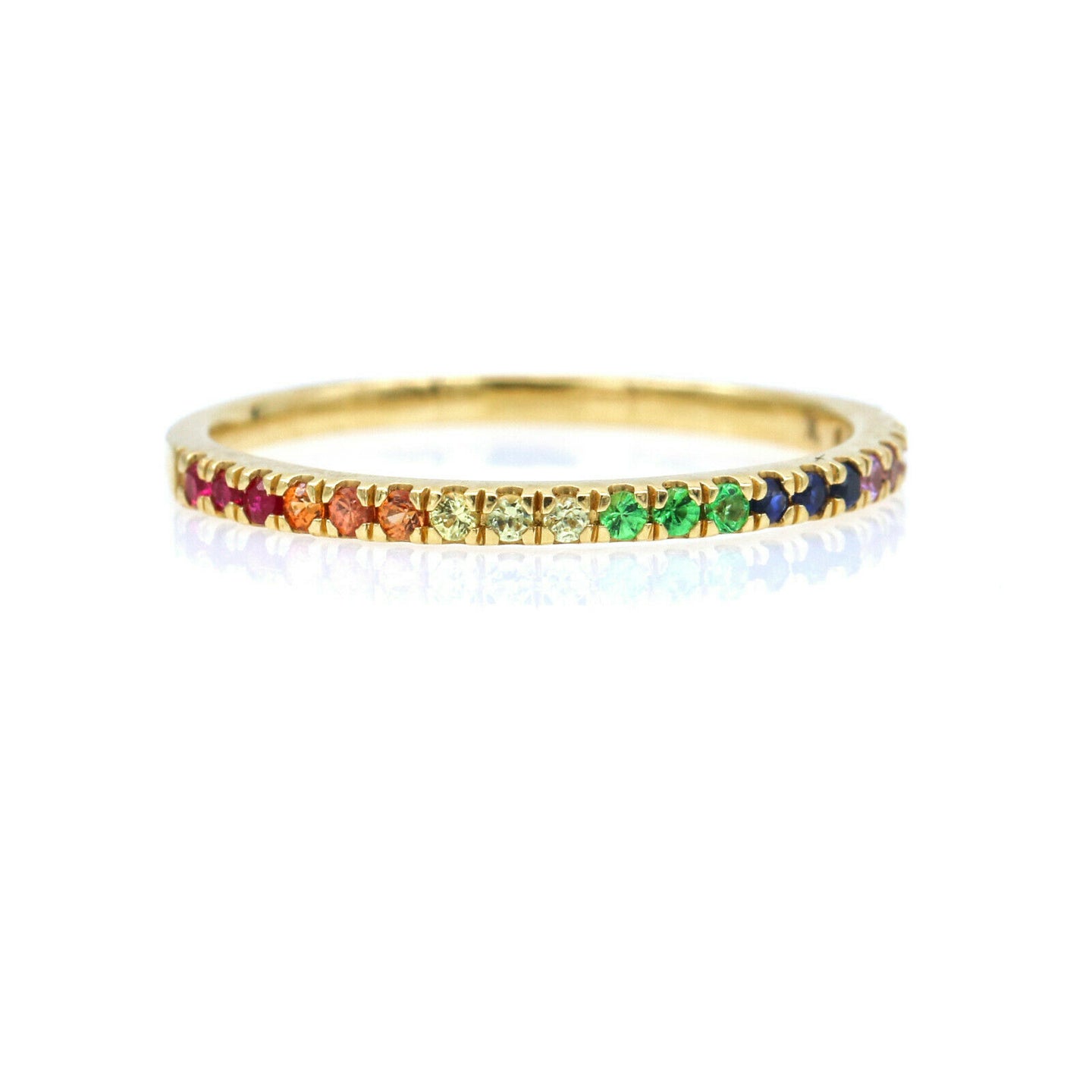 Khai Khai Rainbow Thread Ring in 18k Yellow Gold
