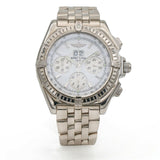 Breitling J44355 Crosswind 18k White Gold Special Limited Edition 44mm Watch