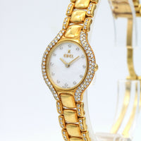 Ebel Beluga Women's 18k Yellow Gold Watch with MOP Dial and Diamonds