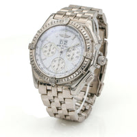 Breitling J44355 Crosswind 18k White Gold Special Limited Edition 44mm Watch