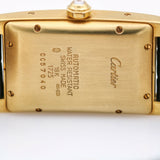Cartier Tank Americaine 18k Yellow Gold Diamond Automatic Watch with Box